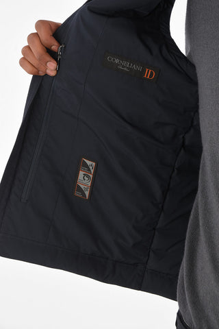 ID Quilted Vest with Front Zip