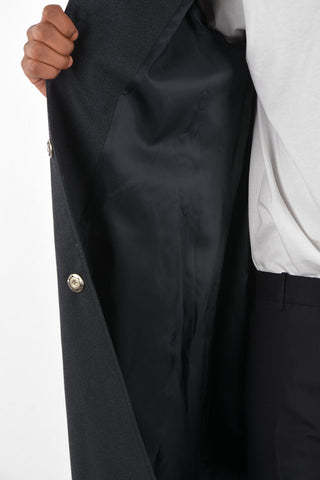 snap buttons SELVEDGE Overcoat with belt