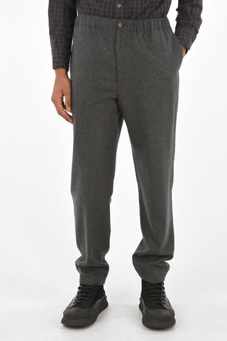 Pantaloni 4 Tasche con Logo in Applicazione