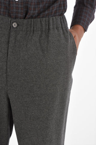Pantaloni 4 Tasche con Logo in Applicazione