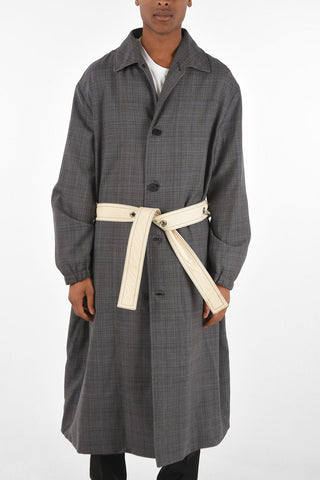 virgin wool Duster Coat with Belt