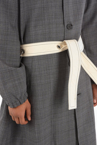 virgin wool Duster Coat with Belt