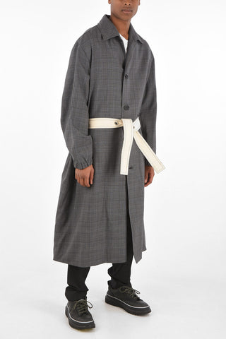 virgin wool Duster Coat with Belt