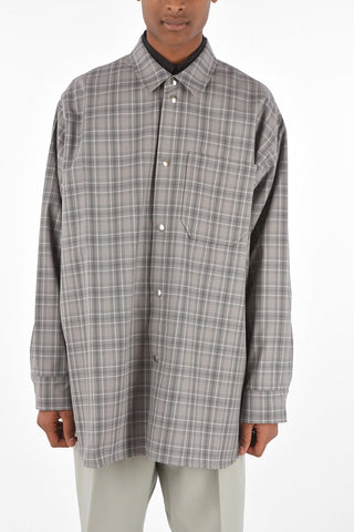 overshirt oversize a quadri