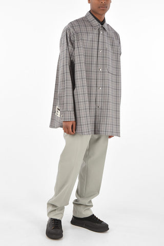overshirt oversize a quadri