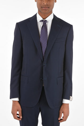 Virgin Wool LEADER Single Breasted Suit