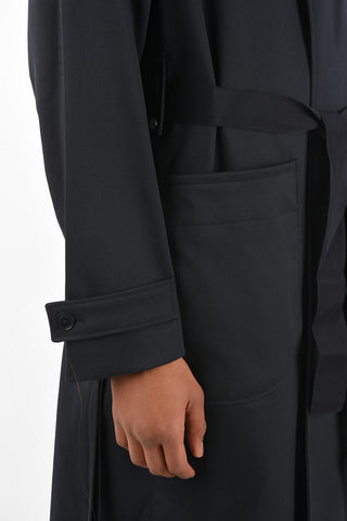 virgin wool Overcoat with belt