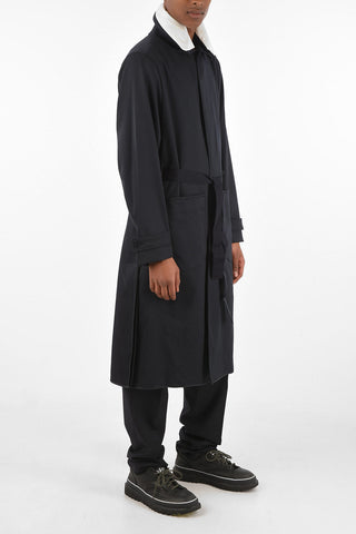 virgin wool Overcoat with belt