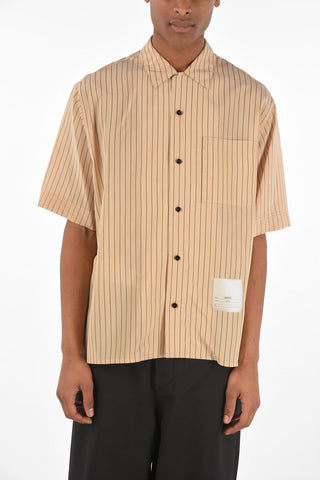 striped breast pocket kurt vacation shirt