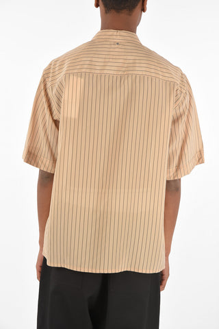 striped breast pocket kurt vacation shirt