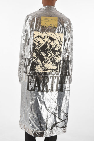 back printed GALAXY raincoat