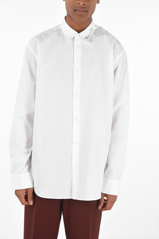 camicia RESTRAINT con Applicazione in Seta sulla Schiena