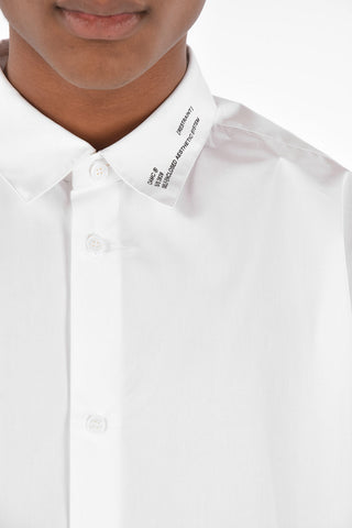 camicia RESTRAINT con Applicazione in Seta sulla Schiena