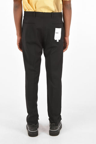virgin wool CESAR belt loops trousers