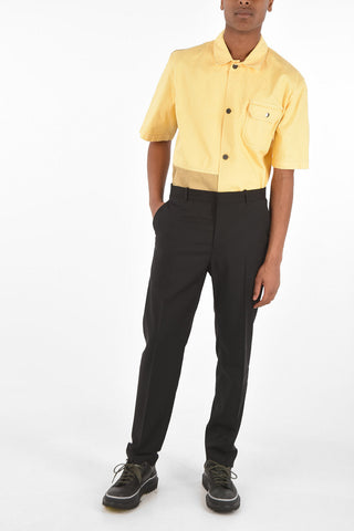 virgin wool CESAR belt loops trousers