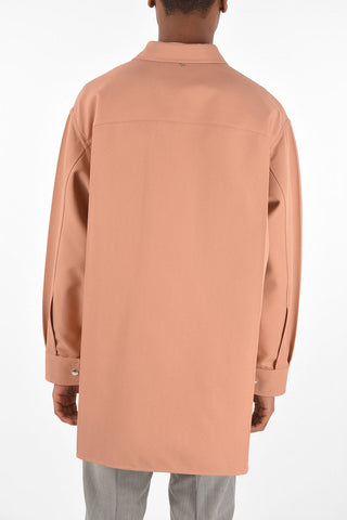 snap button overshirt