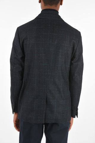 ID tartan IDENTITY 2-button blazer