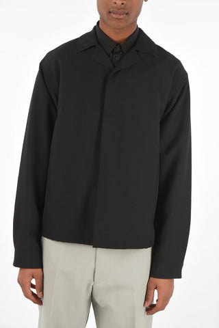 silk embroidery back SISTEM shirt