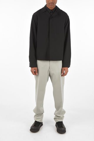 silk embroidery back SISTEM shirt