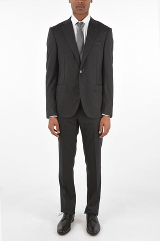 Virgin Wool Herringbone LEADER Suit