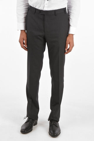 Virgin Wool Herringbone LEADER Suit
