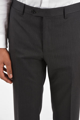 Virgin Wool Herringbone LEADER Suit