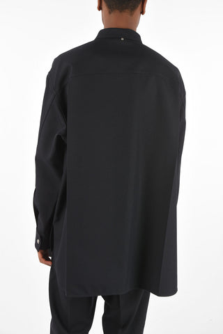 snap button overshirt