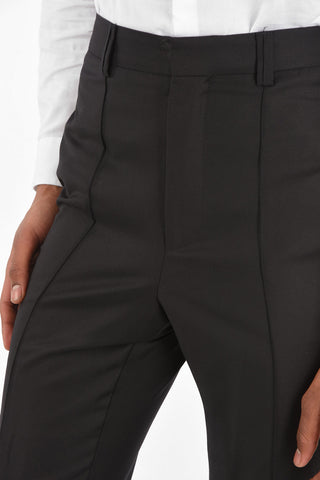 Pantalone Straight Leg in Lana vergine