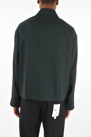 Overshirt with Zip Closure