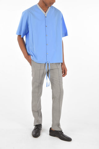 Kimono Shirt with Drawstring