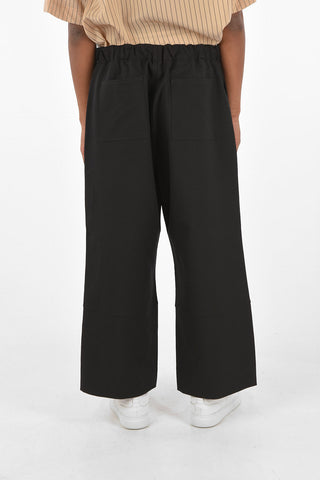 High Rise pants with Elastic Waist Band