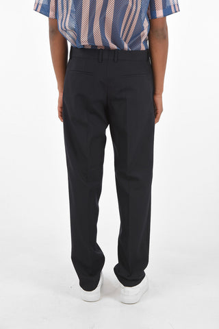 Virgin Wool High Waist Pants