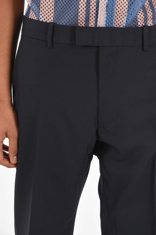 Virgin Wool High Waist Pants