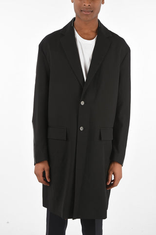 virgin wool 2-button SAXA Overcoat