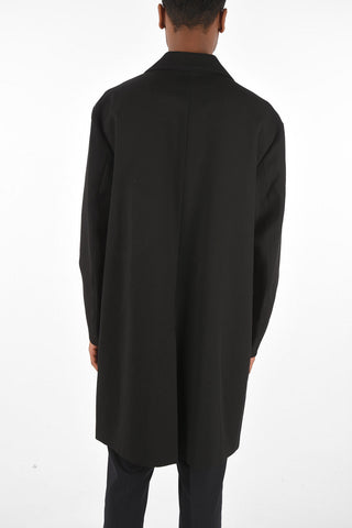 virgin wool 2-button SAXA Overcoat