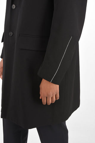 virgin wool 2-button SAXA Overcoat