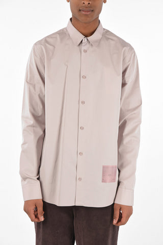 camicia Oversized in Popeline di Cotone