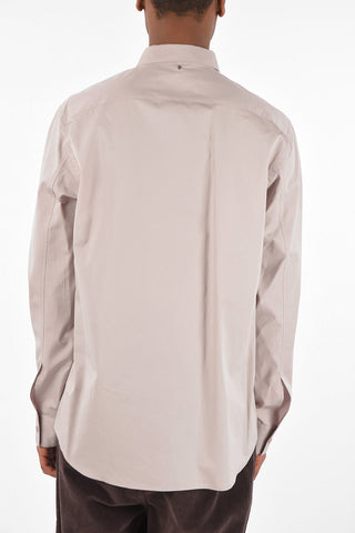 camicia Oversized in Popeline di Cotone