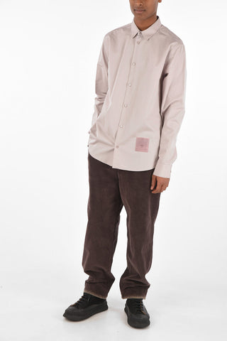 camicia Oversized in Popeline di Cotone