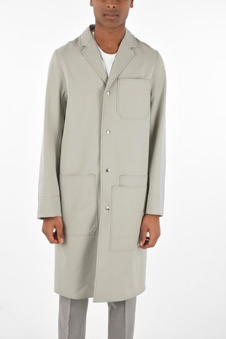 snap buttons chesterfield coat