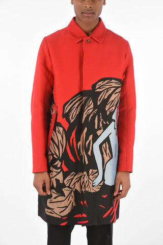 embroidered PANDAEMONIUM Overcoat