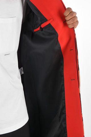 embroidered PANDAEMONIUM Overcoat