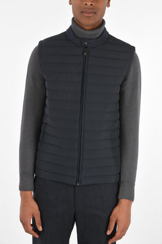 ID Quilted Vest with Front Zip