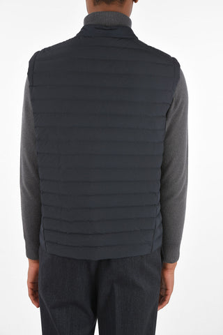 ID Quilted Vest with Front Zip