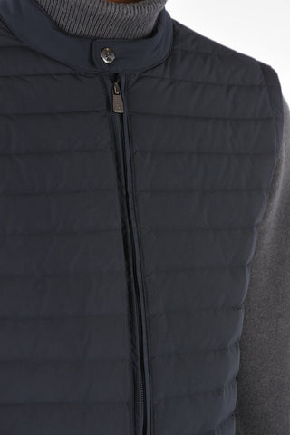 ID Quilted Vest with Front Zip