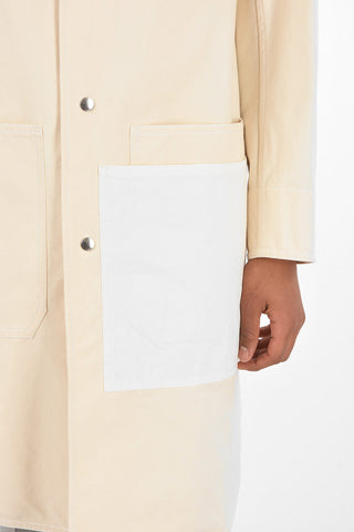 chesterfield coat with snap button