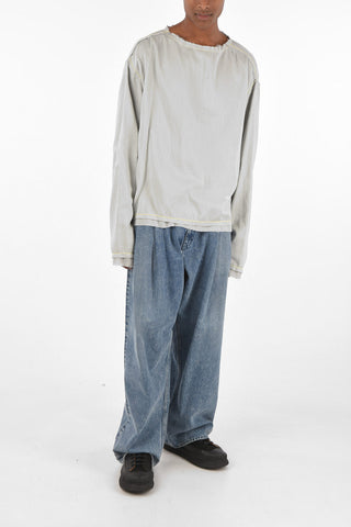 Long Sleeve T-shirt with Maxi Print on the Back