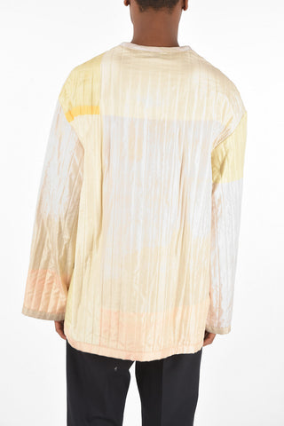 silk quilted jacket