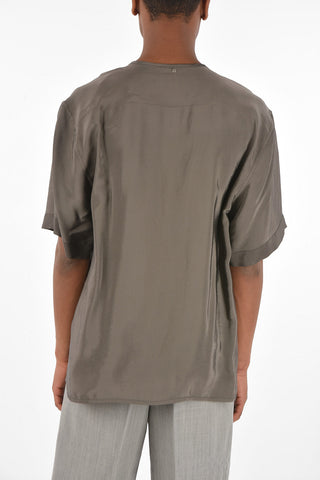 Camicia Kimono Satinata