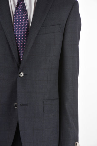 Virgin Wool Checked ACADEMY Suit